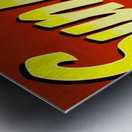 1950s Sun Devil Brand Art Metal print