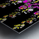 Groovy Foxgloves Pinks and Yellows  Metal print