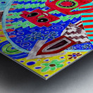 Abstract Surreal Imagination Metal print