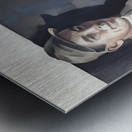 Football Coach at Chalkboard Metal print