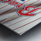 1977 Atlanta Braves Cap & Jersey Art Metal print