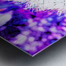 Abstract Surreal Dandelion Metal print