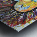 Lively Lion.Maggie Z Metal print