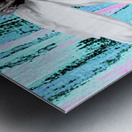 Vibrant Abstract Cone Flower Metal print