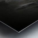 Seacoast at Night Remix Metal print