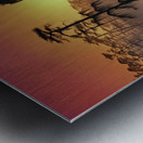 LETS PARK HERE Metal print