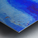 Abstract Blue Ocean Metal print