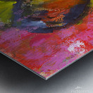 Indigo heart Metal print