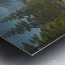 A breathtaking natural landscape featuring a maje Metal print