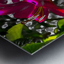  Abstract Vivid Lily Flowers                                                                                                                       Metal print