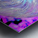 Abstract Cosmic Dandelion Metal print