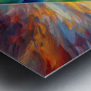 INTO THE TRIANGLE Metal print