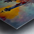 2 STORY......VELVET ABSTRACT Metal print