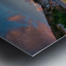 Sunset Relief Metal print