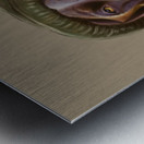 hipster dog Metal print