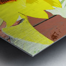 The Sunflower and  Lady Bird                                                                                                                      Metal print