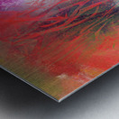 Mystical forest acrylic painting Metal print