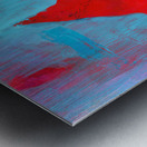 Big colorful leaf Metal print