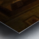 1870s Doorway Art Remix  Metal print