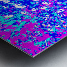 Vivid Floral Abstract                                                                                                                      Metal print