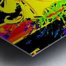   Vibrant Abstract Lilies                                                                                                                    Metal print