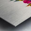 Ulyanovsk Russia Skyline Beige Metal print