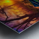 BLUE PIROGUE Metal print