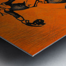 1950s Oklahoma State Cowboys Sketch Art Metal print