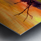 Serene Sunset over Rolling Fields Metal print