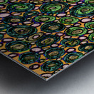 Abstract Whimsical Patterned Forest Metal print