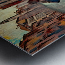 TIL WE MEET AGAIN......VELVET ABSTRACT Metal print