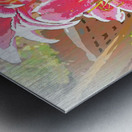 Abstract Lilies in Summer Sunlight                                                                                                                      Metal print