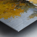 Autumn Barn with Grazing Cows – Farmhouse Landscape Art Print Metal print