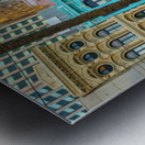 Streetcar and colorful buildings New Orleans Louisiana Metal print