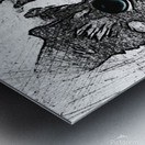 1001 Sketch Art RD mata biru Metal print