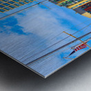 CITY AUTUMN  Metal print