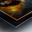 The Haunting Beauty Of Tesora Gorgeous AI Concept Art by Xzendor7 Metal print