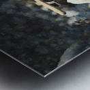 Mickey Mantle Swing Metal print