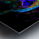 001 - The Signal Within the Strain Metal print