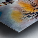 2X THE LIGHT......VELVET ABSTRACT Metal print