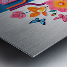 Medical Illustration of Human Lungs – Clinic Wall Poster Metal print