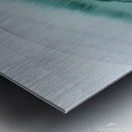 Misty Mountain Green Metal print