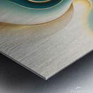 an abstract digital art piece with flowi GvozvM8o Metal print