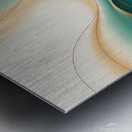 an abstract digital art piece with flowi 2aF26Cv8 Metal print