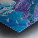 an impressionistic impasto oil painting  X blNRsX Metal print