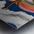 an impressionistic impasto oil painting  XanrEIc1 Metal print