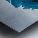 Glacier Blue Metal print