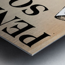 1980s Penn State Soccer Ad Metal print