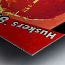 1983 Nebraska Tom Osborne Art Metal print