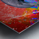 Dolphin Color Splash Metal print